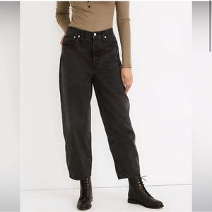Madewell Black Wash Balloon Pants